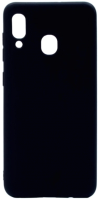 Чехол-накладка Case Matte для Galaxy A20/A30 (черный, фирменная упаковка) - 