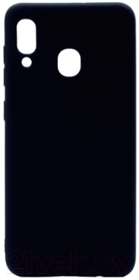 Чехол-накладка Case Matte для Galaxy A20/A30 (черный, фирменная упаковка)