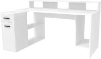 Компьютерный стол Интерлиния Skill-2 (белый/белый) - 