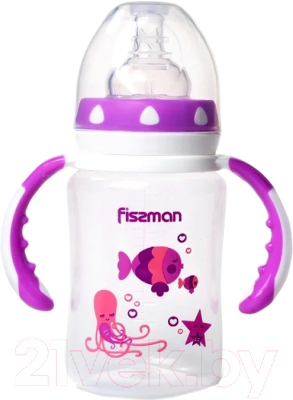 Бутылочка для кормления Fissman 6895 (фиолетовый)