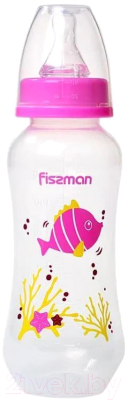 Изображение товара Бутылочка для кормления Fissman 6879 (розовый)