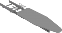 Гладильная доска Starax S-6616-G (серый) - 