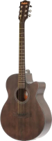 Акустическая гитара Fabio FXL-401 MBK (темное дерево 1) - 