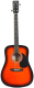 Акустическая гитара Fabio SA105 SB (санберст) - 