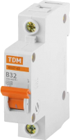 Выключатель автоматический TDM ВА 47-63 1Р 32А (B) 4.5кА / SQ0218-0042 - 
