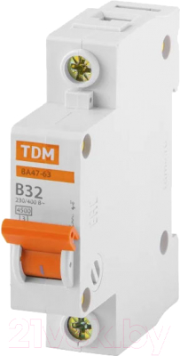 Выключатель автоматический TDM ВА 47-63 1Р 32А (B) 4.5кА / SQ0218-0042