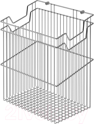 Корзина для белья откидная Starax S-8114-С (крепление к фасаду, хром)