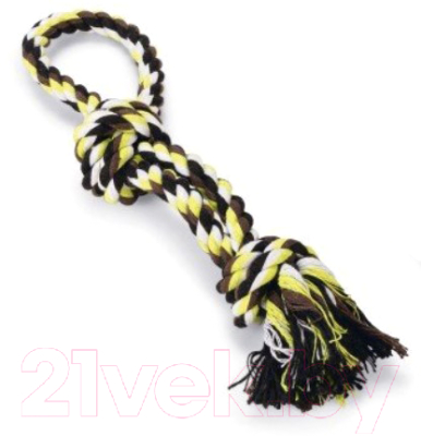 Изображение товара Игрушка для собак Beeztees Веревка с 2 узлами р.S / 641255