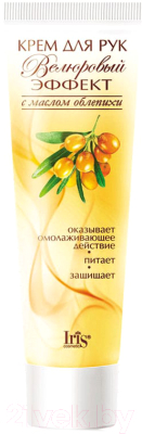 Изображение товара Крем для рук Iris Cosmetic Велюровый эффект с маслом облепихи питательный (100мл)