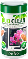 

Салфетки для ухода за техникой Perfeo, Duo Clean PF-T/SCPC-50/50