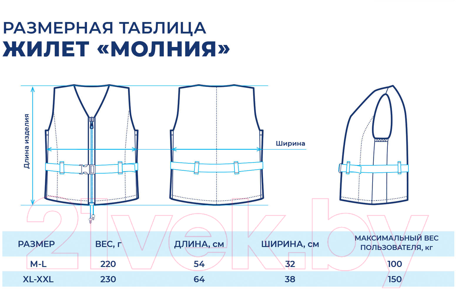 Страховочный жилет Спортивные мастерские Молния / SM-023 (XL-XXL, камуфляж) — фото 3