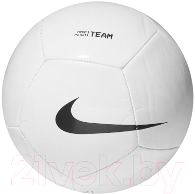 Футбольный мяч Nike Pitch Team / DH9796-100 (размер 5, белый)