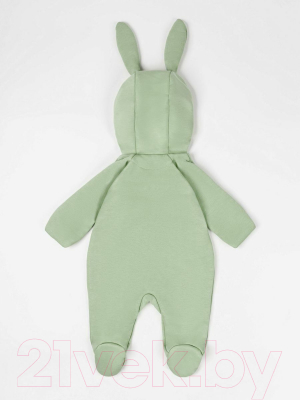 Комбинезон для малышей Amarobaby Bunny / AB-OD22-BUNNY302/32-68 (мятный, р.68)