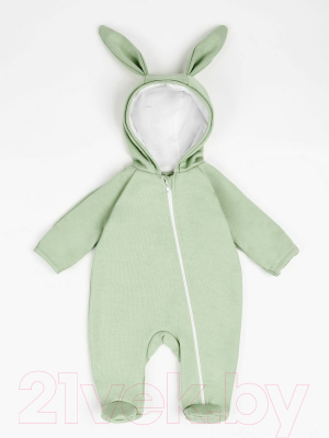 Комбинезон для малышей Amarobaby Bunny / AB-OD22-BUNNY302/32-68 (мятный, р.68)