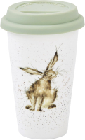 

Стакан для горячих напитков Royal Worcester, Wrendale Designs To Go Заяц / WNKE78753-XW