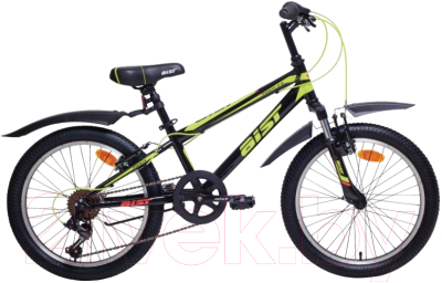 Изображение товара Детский велосипед AIST Pirate 2.0 2022 (черный/желтый)