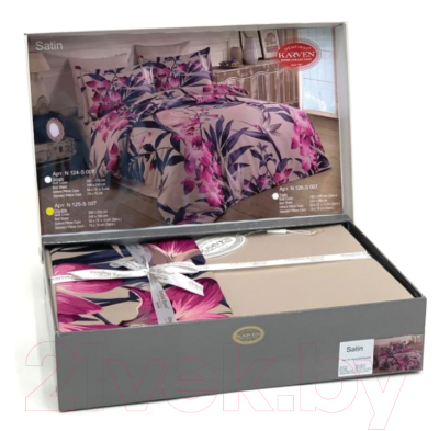Комплект постельного белья Karven Digital print сатин 3D 1.5 / N124/1-S007