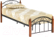 Односпальная кровать Tetchair Secret De Maison Wood Slat Base AT-8077 90x200 (красный дуб/черный) - 
