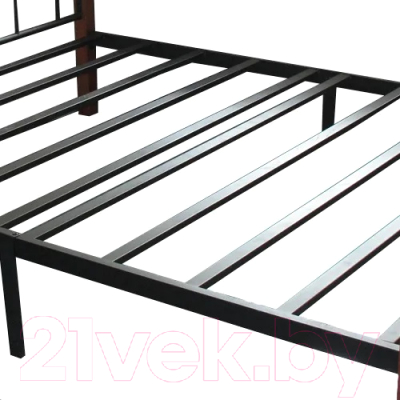 Односпальная кровать Tetchair Secret De Maison AT-808 90x200 (красный дуб/черный)