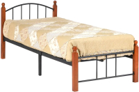 Односпальная кровать Tetchair Secret De Maison AT-915 90x200 (красный дуб/черный) - 
