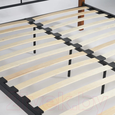 Двуспальная кровать Tetchair Secret De Maison Wood Slat Base AT-815 160x200 (красный дуб/черный)