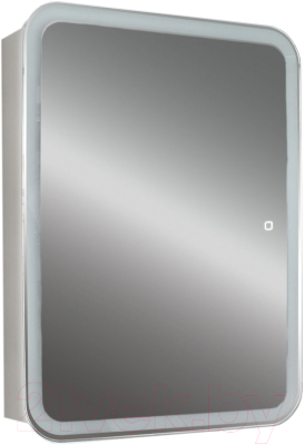 Шкаф с зеркалом для ванной Silver Mirrors Фиджи Flip 50 / LED-00002471