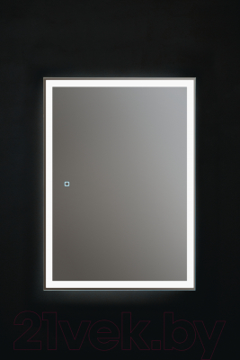 Шкаф с зеркалом для ванной Silver Mirrors Киото Flip 60 / LED-00002474
