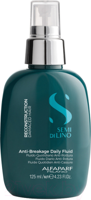 Флюид для волос Alfaparf Milano Semi Di Lino Reconstruction Damaged Hair против ломкости  (125мл)