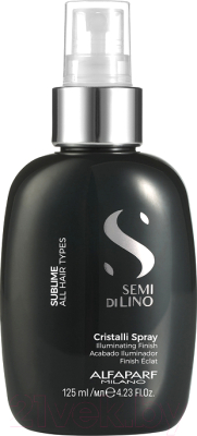 Масло для волос Alfaparf Milano Semi Di Lino Sublime All Hair Types придающий блеск  (125мл)