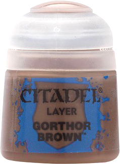 Краска для моделей Citadel Gorthor Brown / 22-47 (12мл)