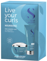 

Набор косметики для волос Alfaparf Milano, Semi Di Lino Curls для жестких волос