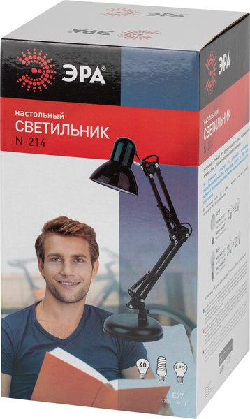 Настольная лампа ЭРА N-214-E27-40W-BU / Б0052763 (синий)
