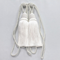 Комплект подхватов для штор Ajur MB973AY-1618 / 85921 (белый)