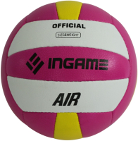 Мяч волейбольный Ingame Air (розовый/желтый) - 