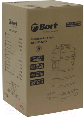 Профессиональный пылесос Bort BSS-1530 (93412628)