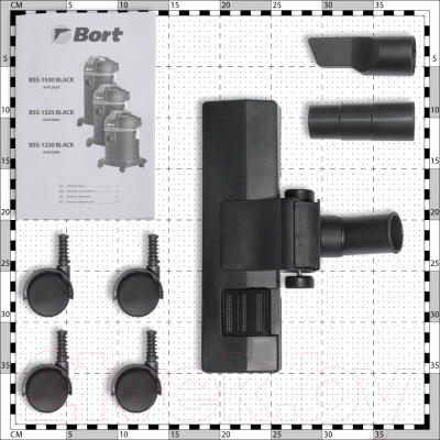 Профессиональный пылесос Bort BSS-1220 (93412598)