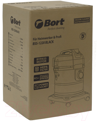 Профессиональный пылесос Bort BSS-1220 (93412598)