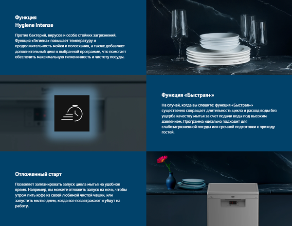 Купить Посудомоечная машина Beko BDFS15020S  