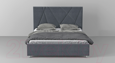 Двуспальная кровать Natura Vera Милана 160x200 (Velutto 32)