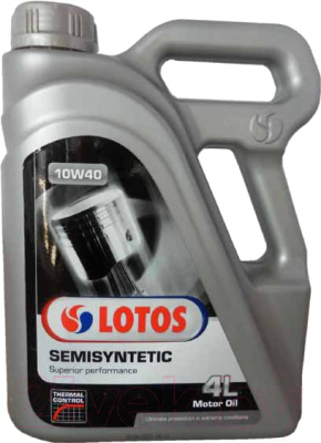 Моторное масло Lotos Semisyntetic SL/CF SAE 10W40 Thermal Control (4л)