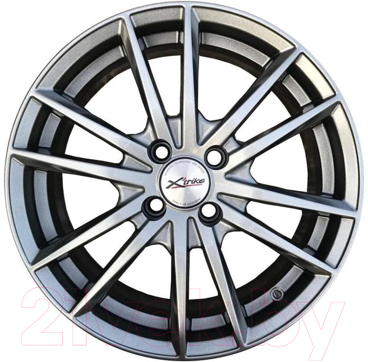 Литой диск X'trike X-129 16x6.5" 4x100мм DIA 67.1мм ET 36мм HSB
