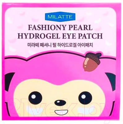 Патчи под глаза Milatte Fashiony Pearl Hydrogel Eye Patch гидрогелевые с жемчугом (90г)