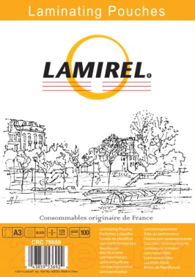 Пленка для ламинирования Lamirel LA-78659 А3, 125мкм