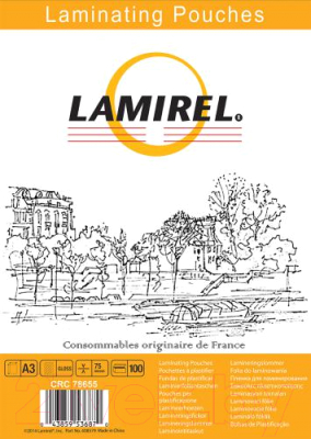 

Пленка для ламинирования Fellowes, Lamirel LA-78655 А3, 75мкм