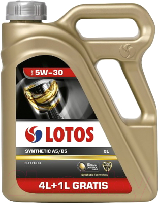 Моторное масло Lotos Synthetic A5/B5 SAE 5W30 (4+1л)