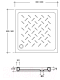 Миниатюра изображения товара Душевой поддон RGW CR-099 / 19170199-01