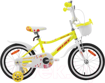 Изображение товара Детский велосипед AIST Wiki 2022 (12, желтый)