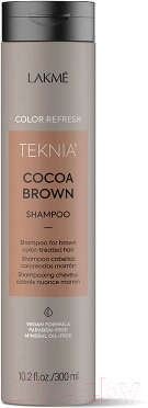 Шампунь для волос Lakme Teknia Refresh Cocoa Brown для обновления цвета волос  (300мл)