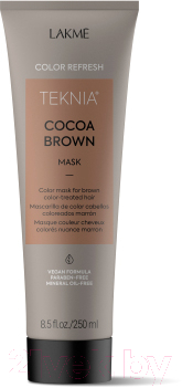 Тонирующая маска для волос Lakme Teknia Refresh Cocoa Brown для обновления цвета волос  (250мл)