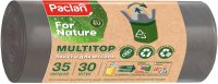 Пакеты для мусора Paclan For Nature Multitop (35л, 30шт) - 